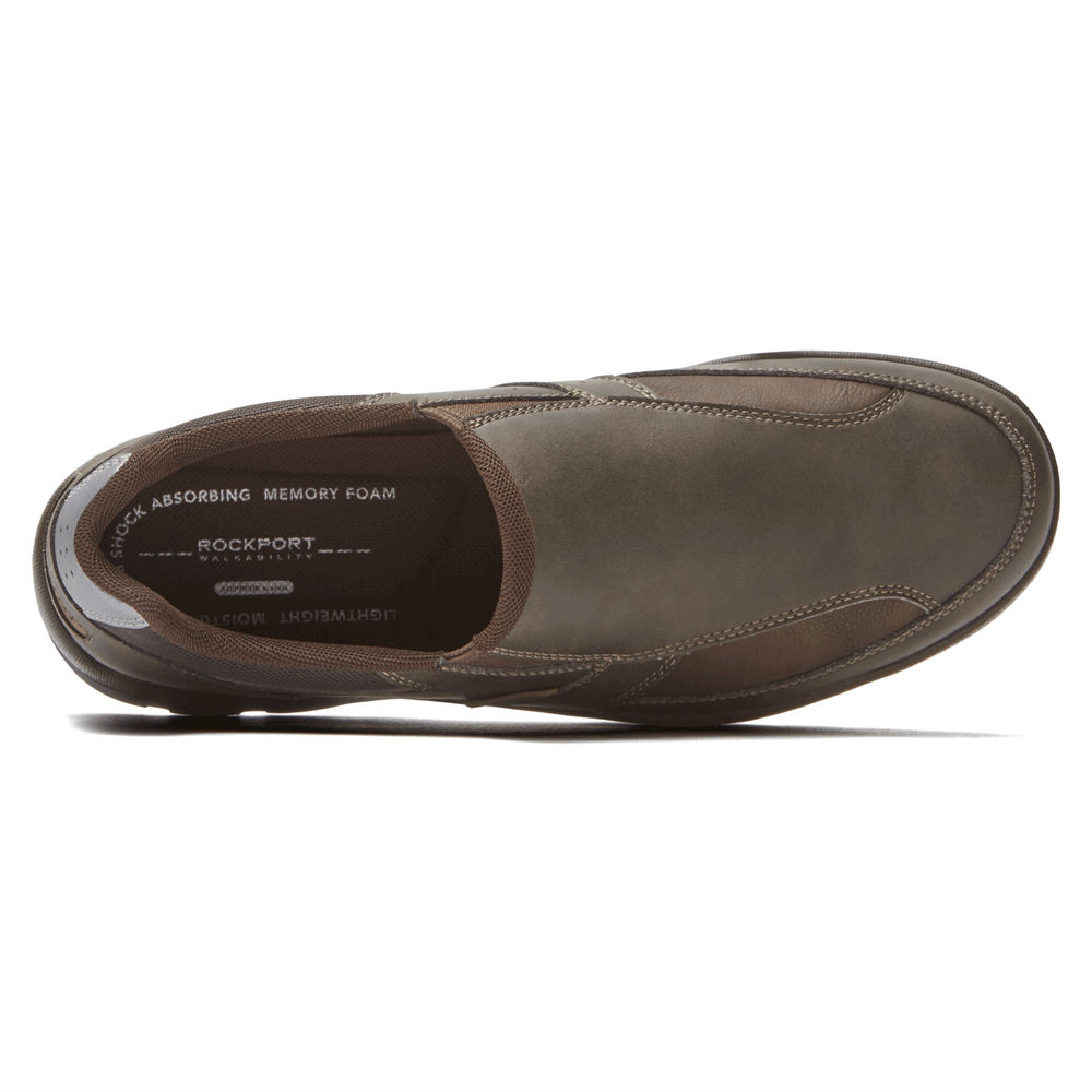 Sapato Vela Rockport Homem Marrom - Get Your Kicks - 52048PONU